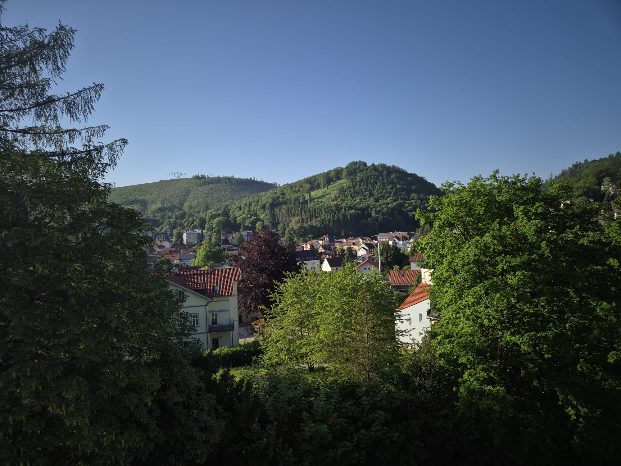 Ausblick vom Balkon