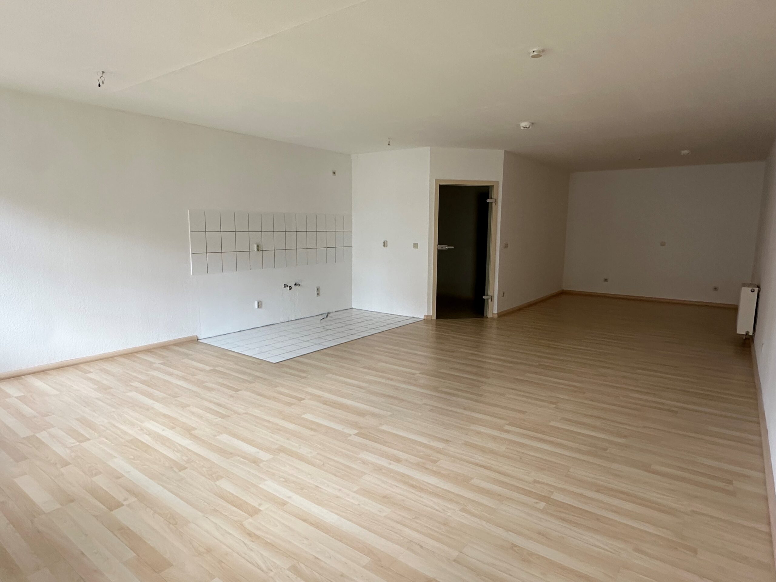 Wohn-/Schlafzimmer mit offener Küche